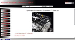 Desktop Screenshot of motorimport.dk